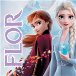 Stickers cuad. Frozen 16 Pers
